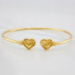 Bracelet Heart Hoop 3.3 g / 6 in / 1.81 mm Yellow Gold 18K