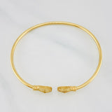 Bracelet Heart Hoop 3.3 g / 6 in / 1.81 mm Yellow Gold 18K