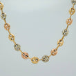 Rustic Chain Gc 9.75 g / 18 in / 4.8 mm Three Golds 18K