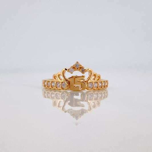 Crown Ring 15S 2.25 g / T7 Yellow Gold 18K