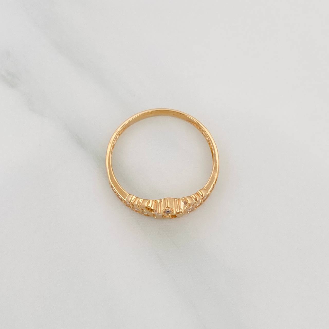 Anillo Corona 15S 2.25 g / T7 Oro Amarillo 18K