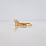 Anillo Corona 15S 2.25 g / T7 Oro Amarillo 18K