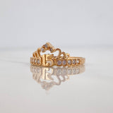 Anillo Corona 15S 2.25 g / T7 Oro Amarillo 18K