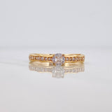 Solitaire Ring 2.1 g / T6 3/4 Yellow Gold 18K