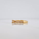 Solitaire Ring 2.1 g / T6 3/4 Yellow Gold 18K