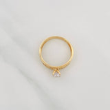 Anillo Banda Corazones 1.95 g / T6 Oro Amarillo 18K