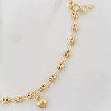 Tobillera GC 4.4g / 10 3/4 in / 3.34mm Oro Amarillo 18K