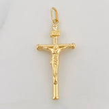 Dije Cruz Cristo 1.35g / 1 1/2 in Oro Amarillo 18K