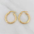 Hoop Earrings Arielle 1g / 1/2 in Yellow Gold 18K