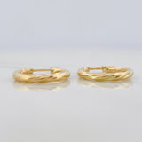 Candongas Ivy 1.35g / 3/4 in Oro Amarillo 18K