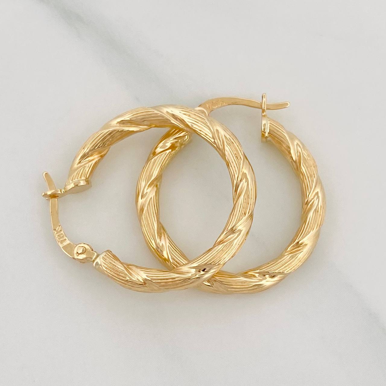 Candongas Rox 2.15g / 1 in Oro Amarillo 18K