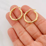 Candongas Rox 2.15g / 1 in Oro Amarillo 18K