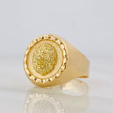 Lion Ring 3.95g / T10 Yellow Gold 18K