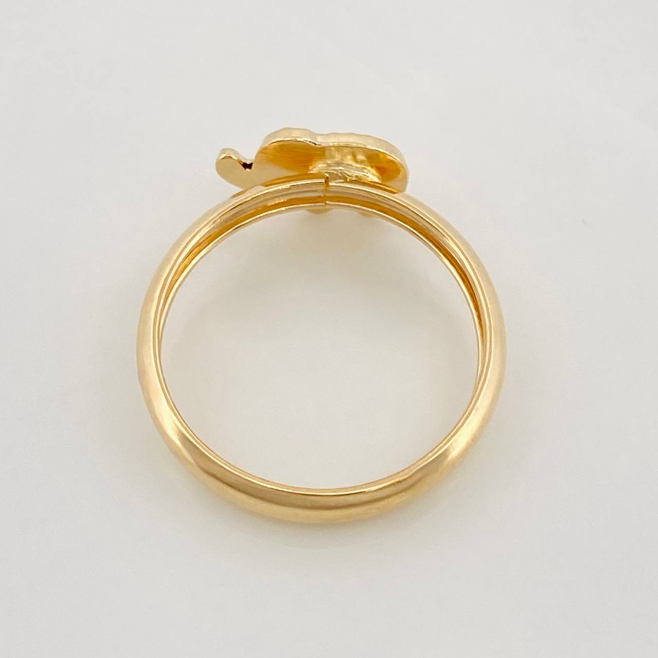 Anillo Elefante 1g / T8 1/2 Oro Amarillo 18K