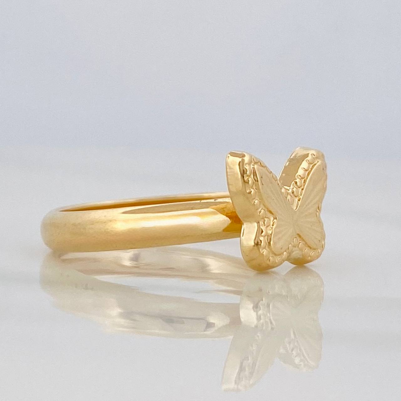Butterfly Ring 1.1g / T5 1/4 Yellow Gold 18K