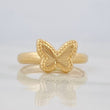 Butterfly Ring 1.1g / T5 1/4 Yellow Gold 18K