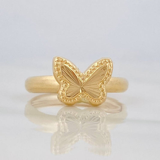 Butterfly Ring 1.1g / T5 1/4 Yellow Gold 18K