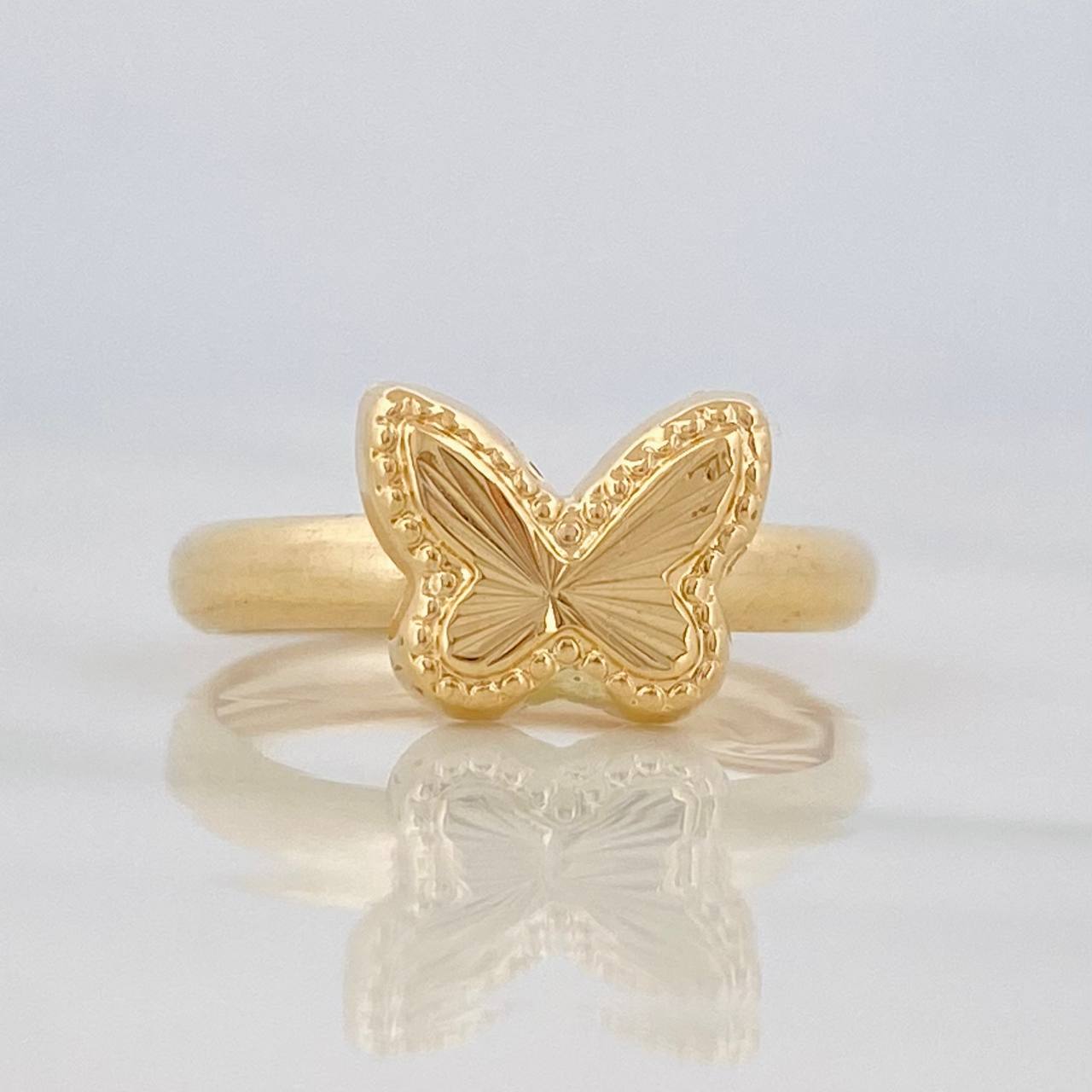 Butterfly Ring 1.1g / T9 1/2 Yellow Gold 18K