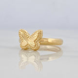 Butterfly Ring 1.1g / T5 1/4 Yellow Gold 18K