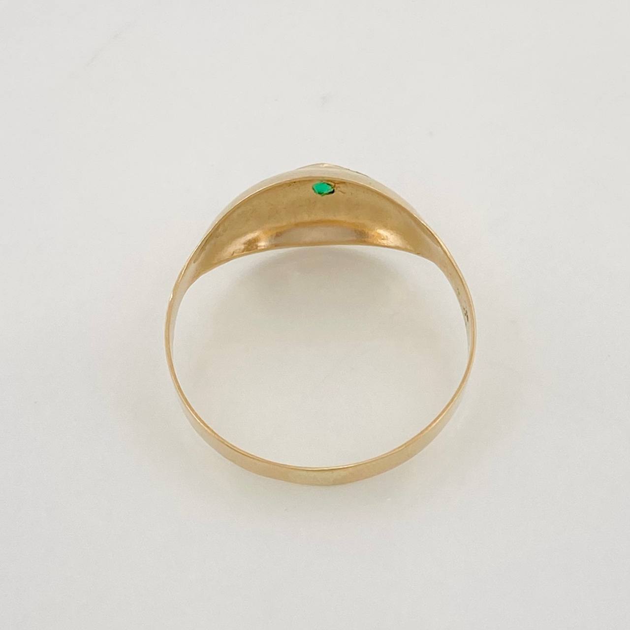 Rhomboid Ring 1.3g / Size 7 1/2 Yellow Gold 18K