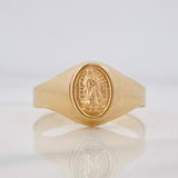 Anillo Virgen de Guadalupe 1.5g / T6 1/4 Oro Amarillo 18K