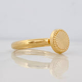 Circle Ring 1.15g / Size 9 3/4 Yellow Gold 18K