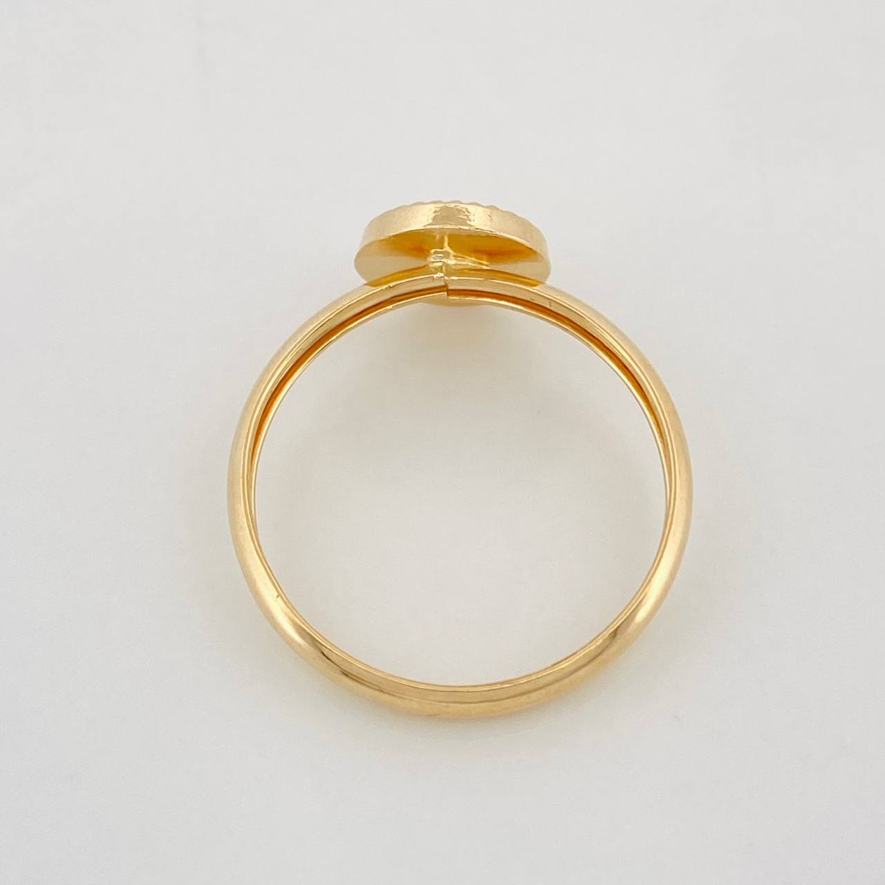 Circle Ring 1.15g / Size 9 3/4 Yellow Gold 18K