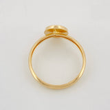 Circle Ring 1.15g / Size 9 3/4 Yellow Gold 18K