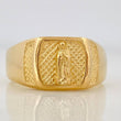 Anillo Virgen de Guadalupe 4.45g / T9 1/4 Oro Amarillo 18K
