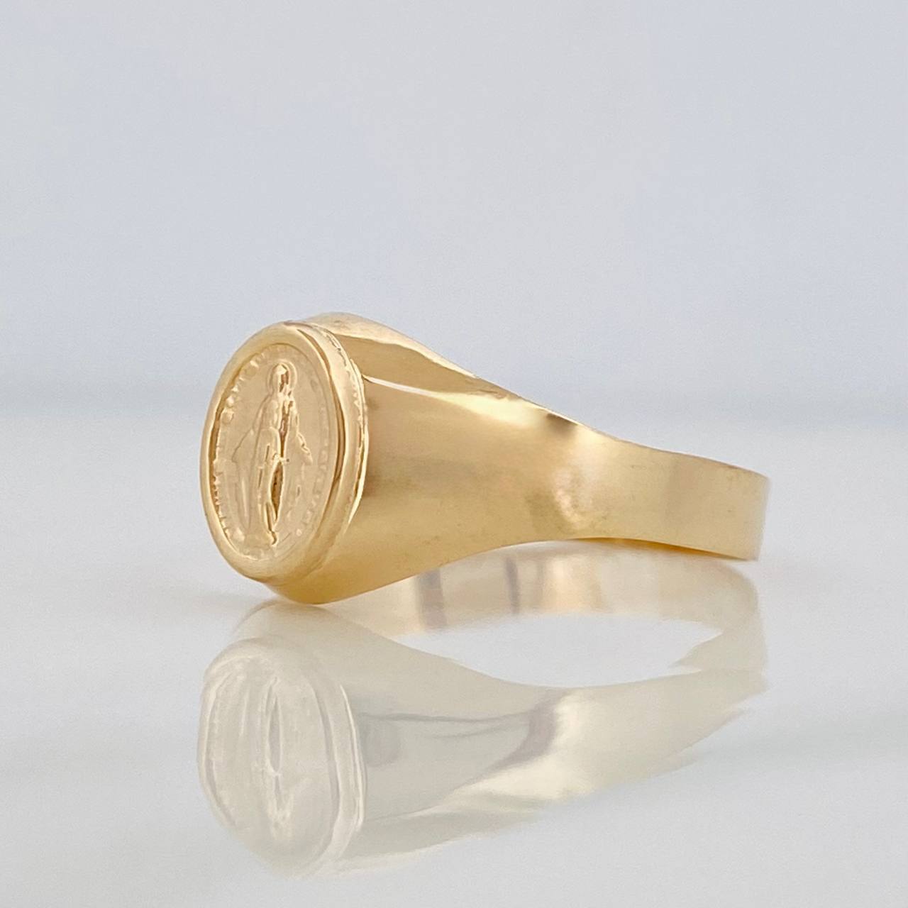 Anillo Virgen Milagrosa 3.25g / T9 1/2 Oro Amarillo 18K