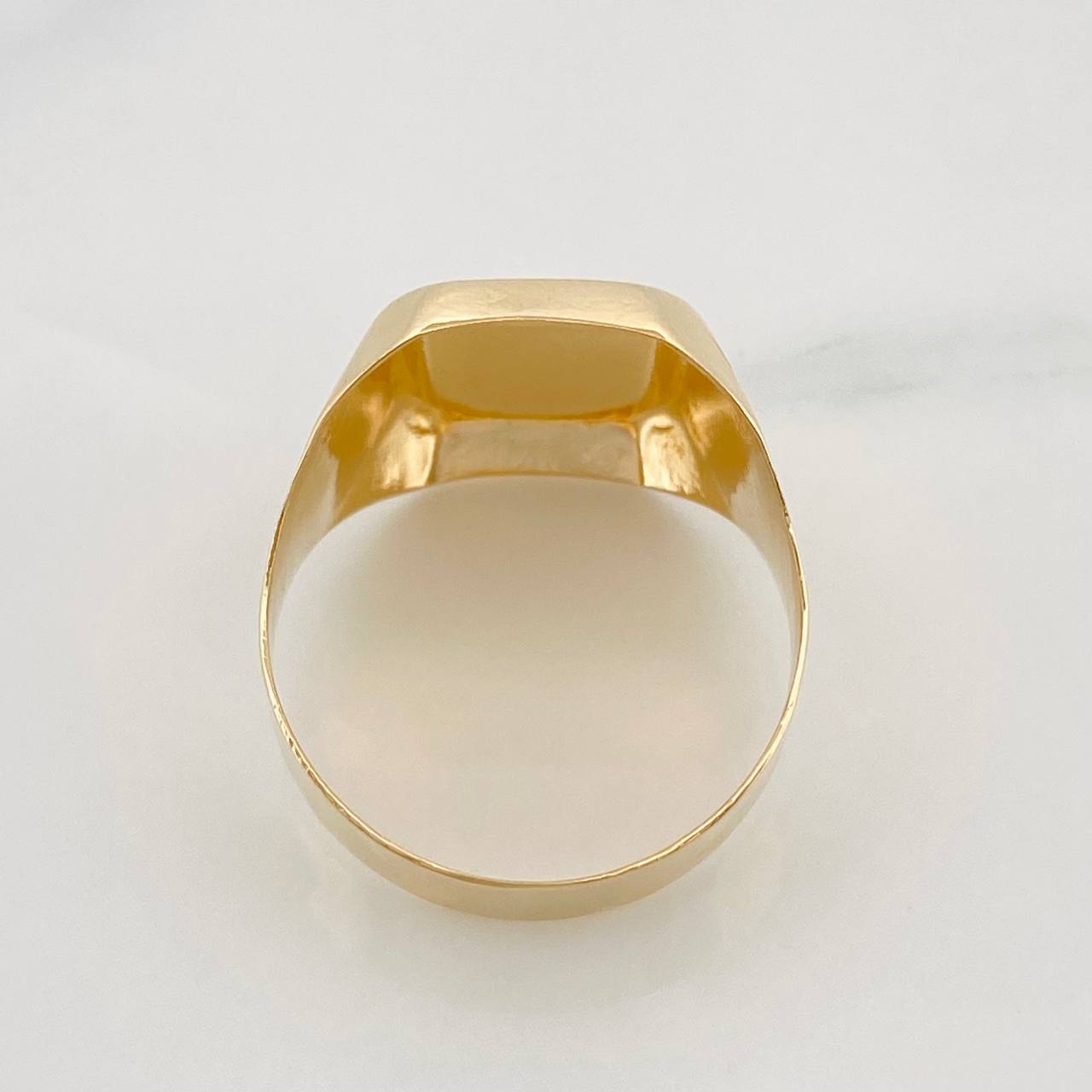 Anillo Caballo Herradura 3.85g / T8 3/4 Oro Amarillo 18K