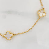 Pulso Rolo Trebol 4.2g / 7 in / 1.54mm Oro Amarillo 18K