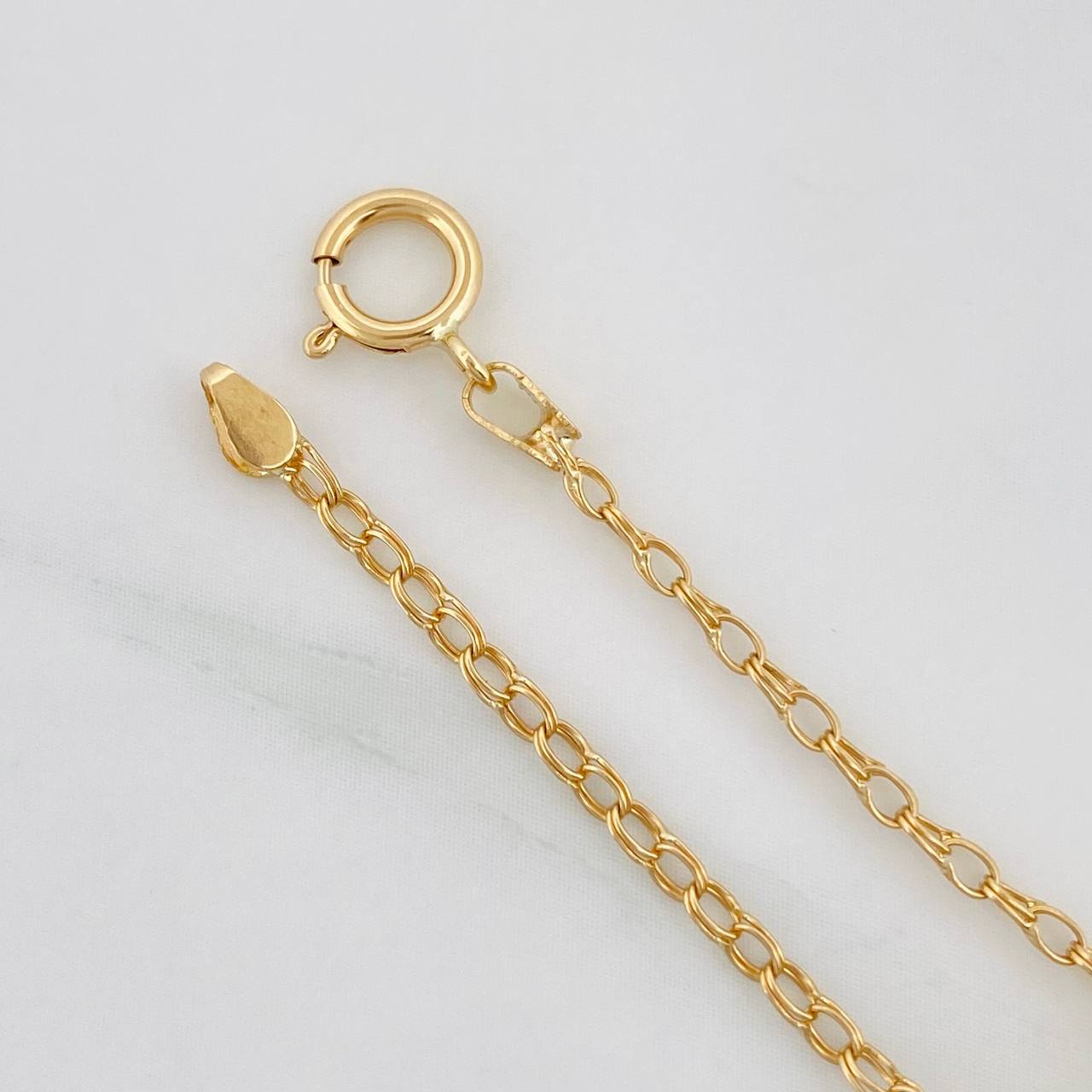 Pulso Rolo Trebol 4.1g / 7 1/2 in / 1.63mm Oro Amarillo 18K