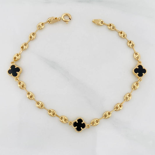 Bracelet GC Clover 4.9g / 7 1/2 in / 3.6mm Yellow Gold 18K