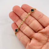 Bracelet GC Clover 3.5g / 7 in / 3.54mm Yellow Gold 18K
