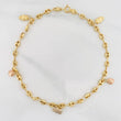 Tobillera GC 4.1g / 9 3/4 in / 3.8mm Tres Oros 18K