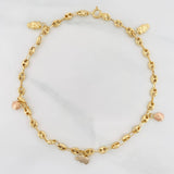 Tobillera GC 4.1g / 9 3/4 in / 3.8mm Tres Oros 18K