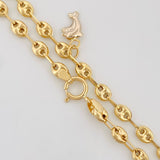Tobillera GC 3.8g / 9 3/4 in / 3.52mm Tres Oros 18K
