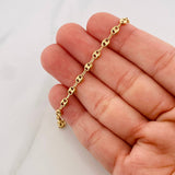 Anklet GC 2.7g / 9 3/4 in / 3.65mm Yellow Gold 18K