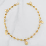 Tobillera GC 4.05g / 9 1/2 in / 3.63mm Oro Amarillo 18K