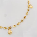 Tobillera GC 4.05g / 9 1/2 in / 3.63mm Oro Amarillo 18K