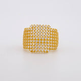 Dense Mesh Ring 5.6g / T6 1/4 Yellow Gold 18K