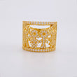 Family Ring 6.6g / Size 5 3/4 Yellow Gold 18K