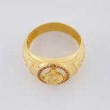 Virgin of Carmen Ring 7.1g / Size 10 1/2 Yellow Gold 18K