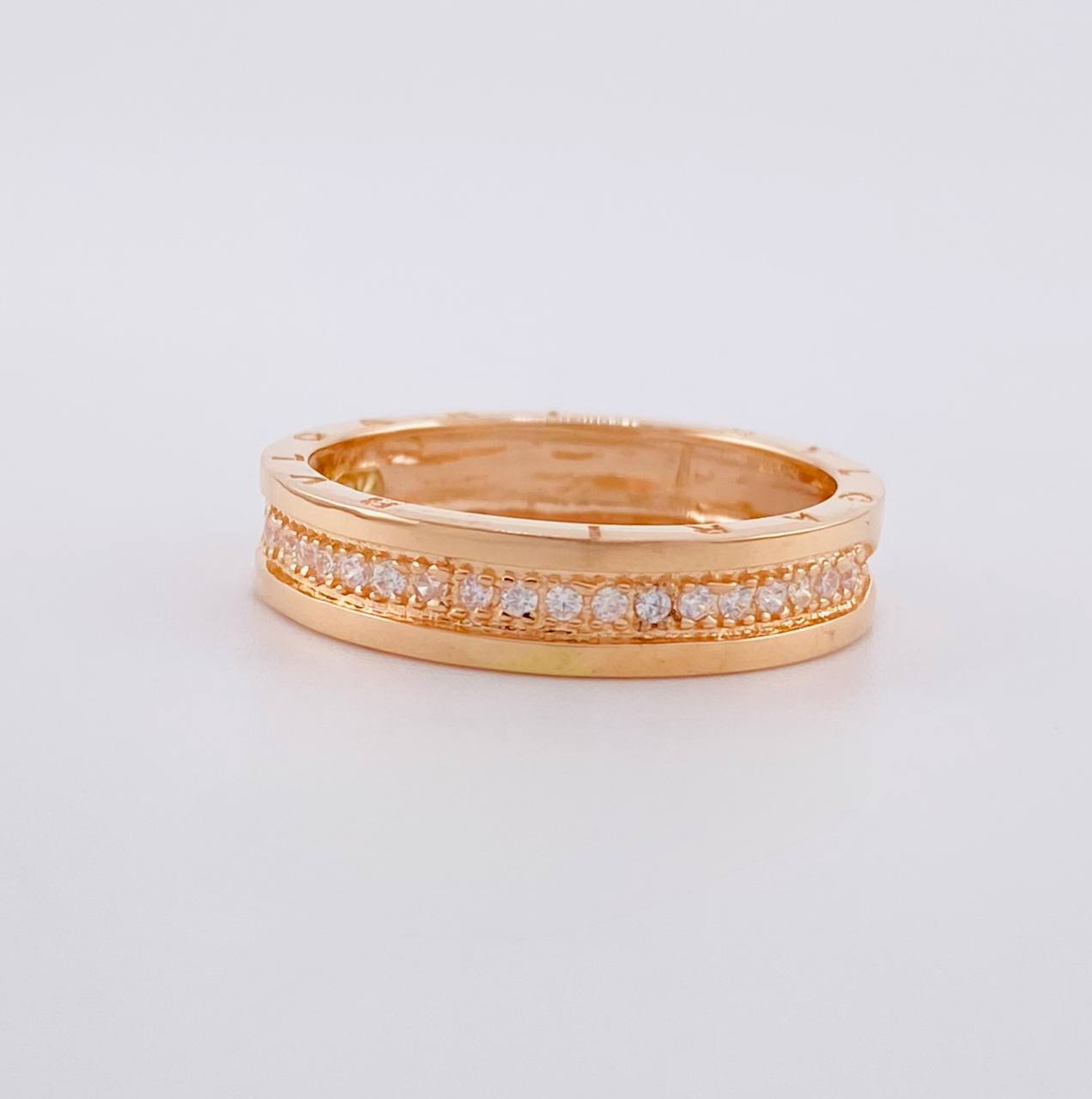 Anillo Bv 4.25g / T8 Oro Rosa 18K