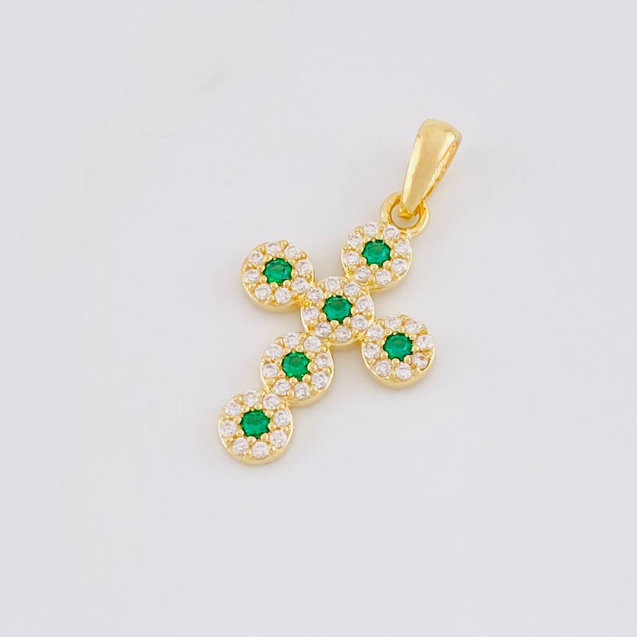 Pendant Dense Cross 2.25g / 1 1/4 in 18K Yellow Gold