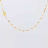 Miraculous Virgin Rosary Chain 3.1g / 18 in / 2.6mm 18K Yellow Gold