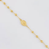 Cadena Denario Virgen Milagrosa 3.1g / 18 in / 2.6mm Oro Amarillo 18K