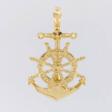 Pendant Anchor Mobile Helm 17.6g / 2 1/2 in 18K Yellow Gold