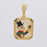 Pendant Mesh Duck Frame 12g / 1 3/4 in 18K Yellow Gold